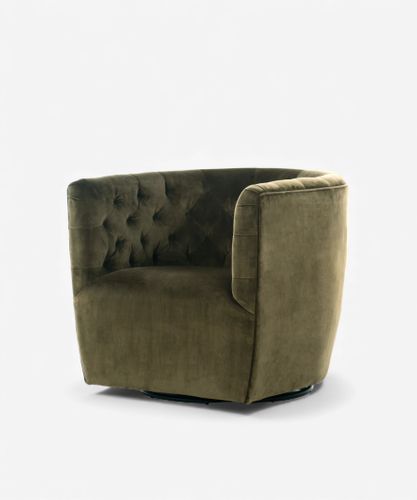 Ellis Swivel Chair Olive