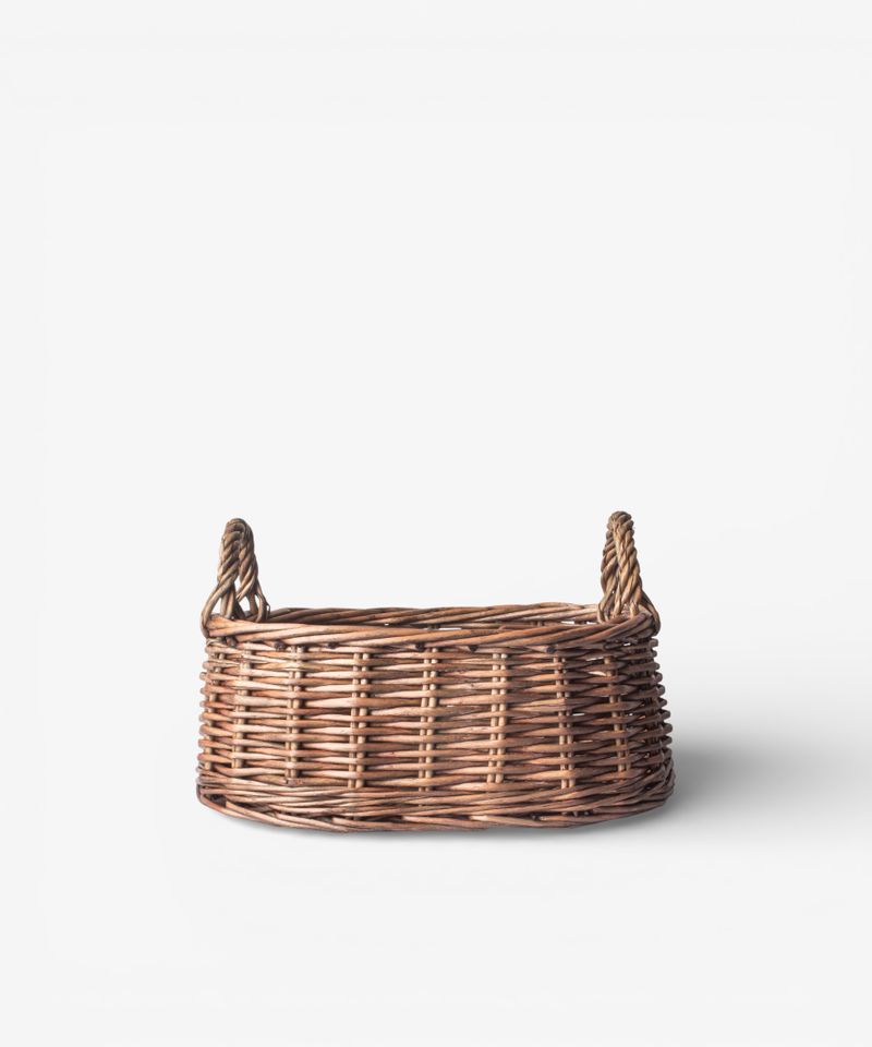Riviera Woven Low Basket Small