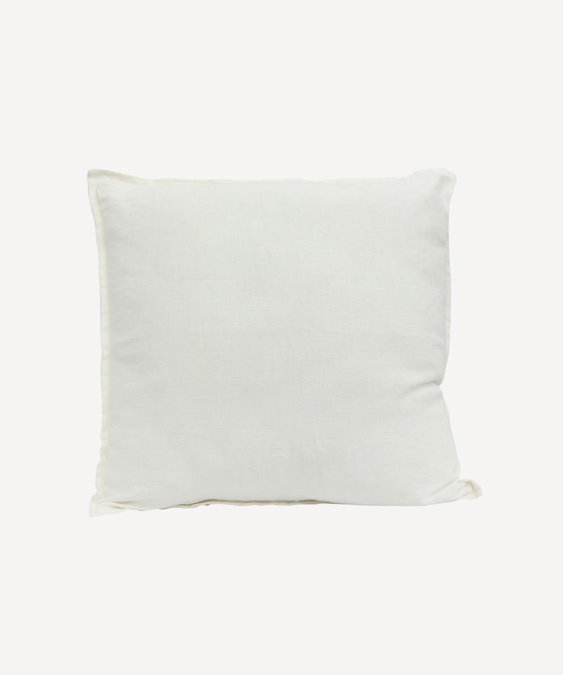 Ecru Linen Cushion Cover