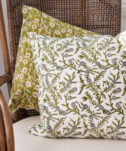 Lillie Handblocked Cushion Cover
