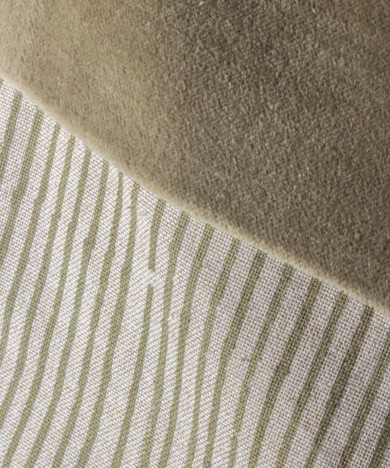 Striped Green Stocking Velvet