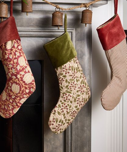 Berry and Vine Stocking Velvet