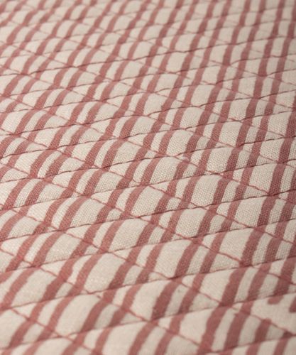 Striped Red Quilted Placemat