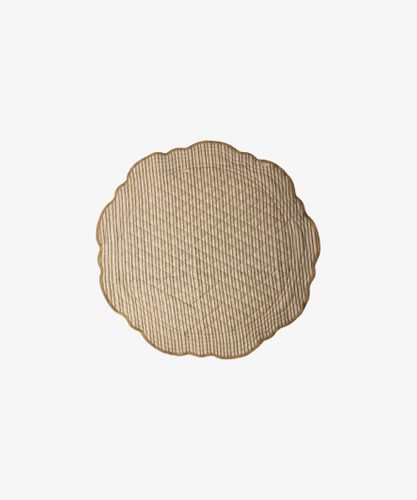 Striped Green Quilted Placemat