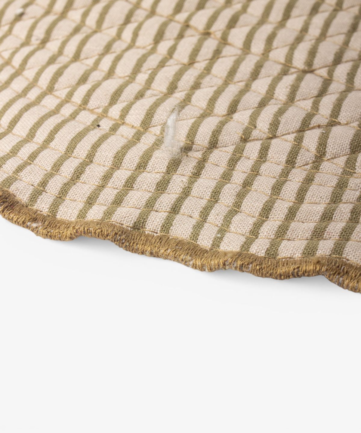 Striped Green Quilted Placemat