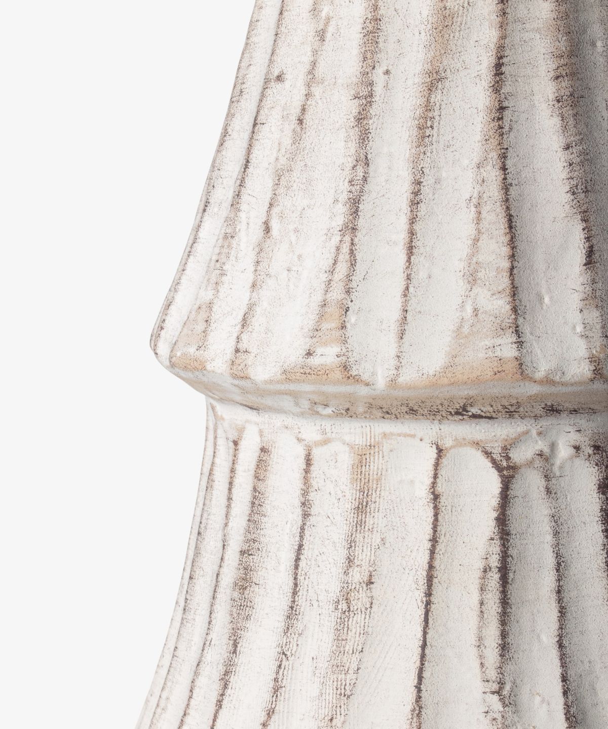 Form Stone Tree Fluted Matte 28cmH
