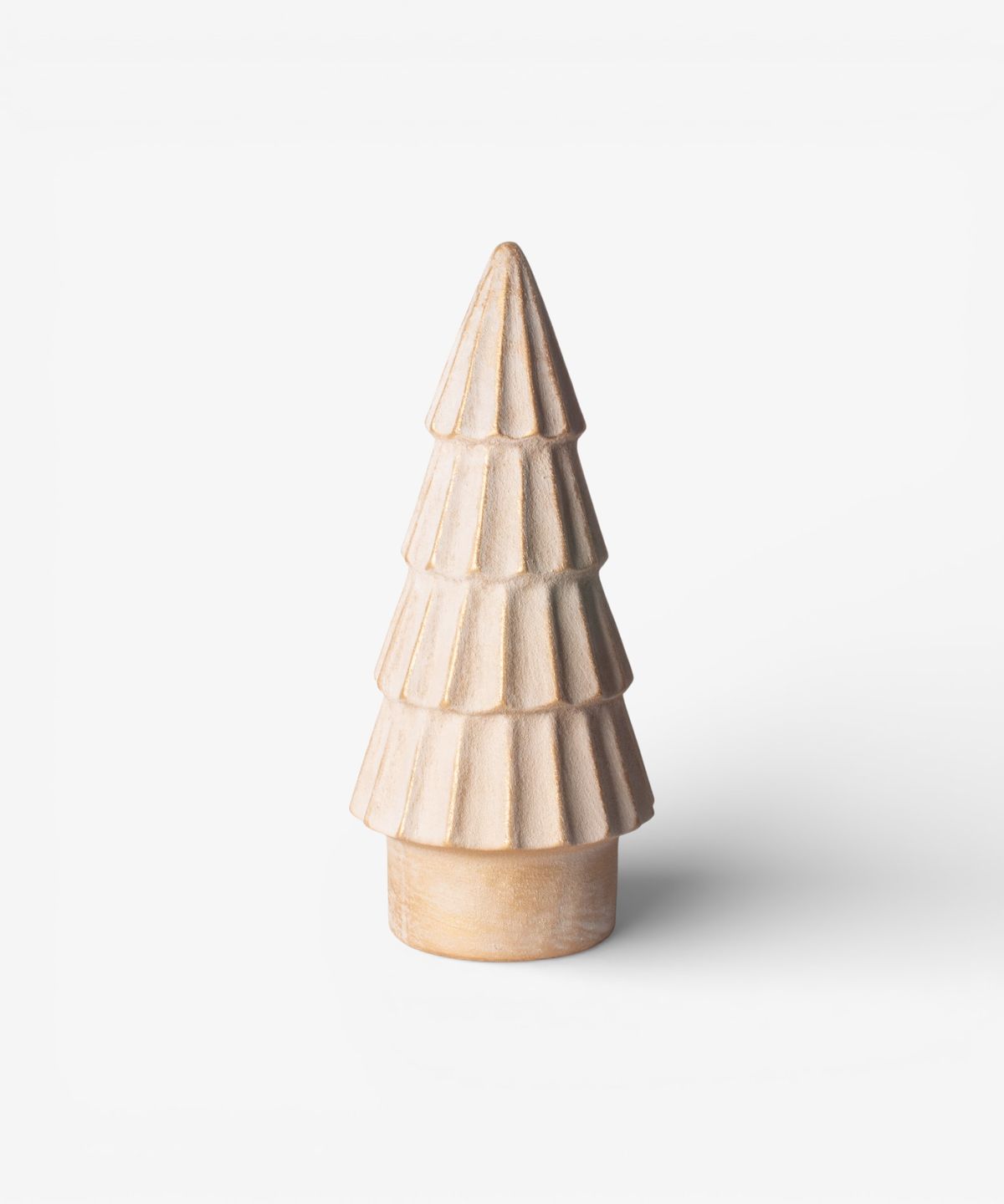 Form Stone Tree Fluted Gold 37.5cmH