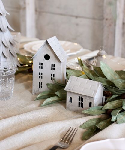 Tealight House Zinc Small