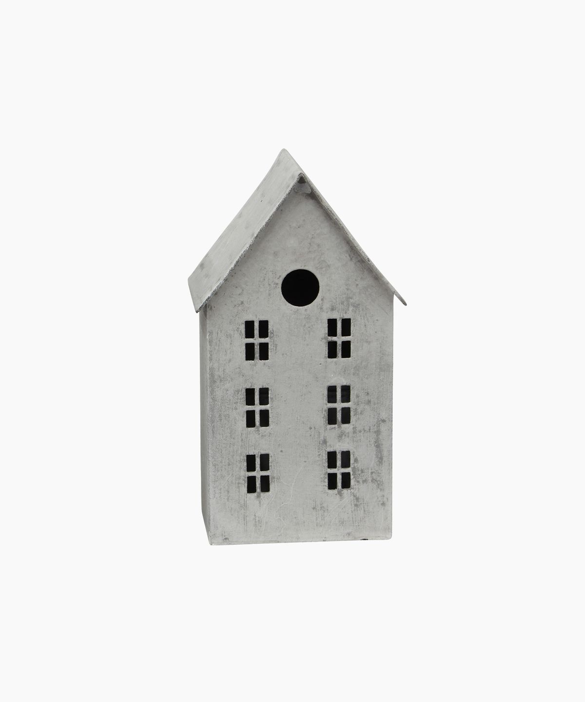 Tealight House Zinc Tall