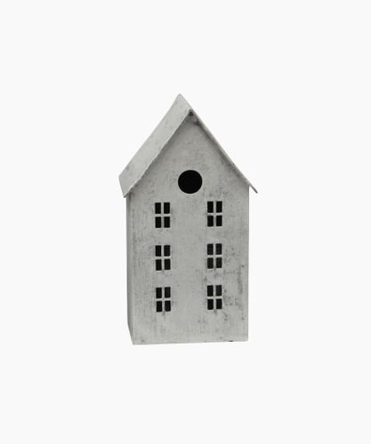 Tealight House Zinc Tall
