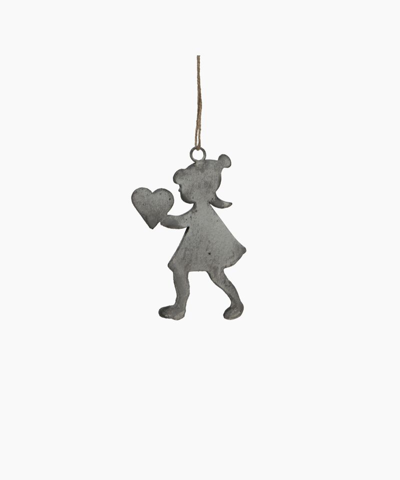 Hanging Girl Ash Grey