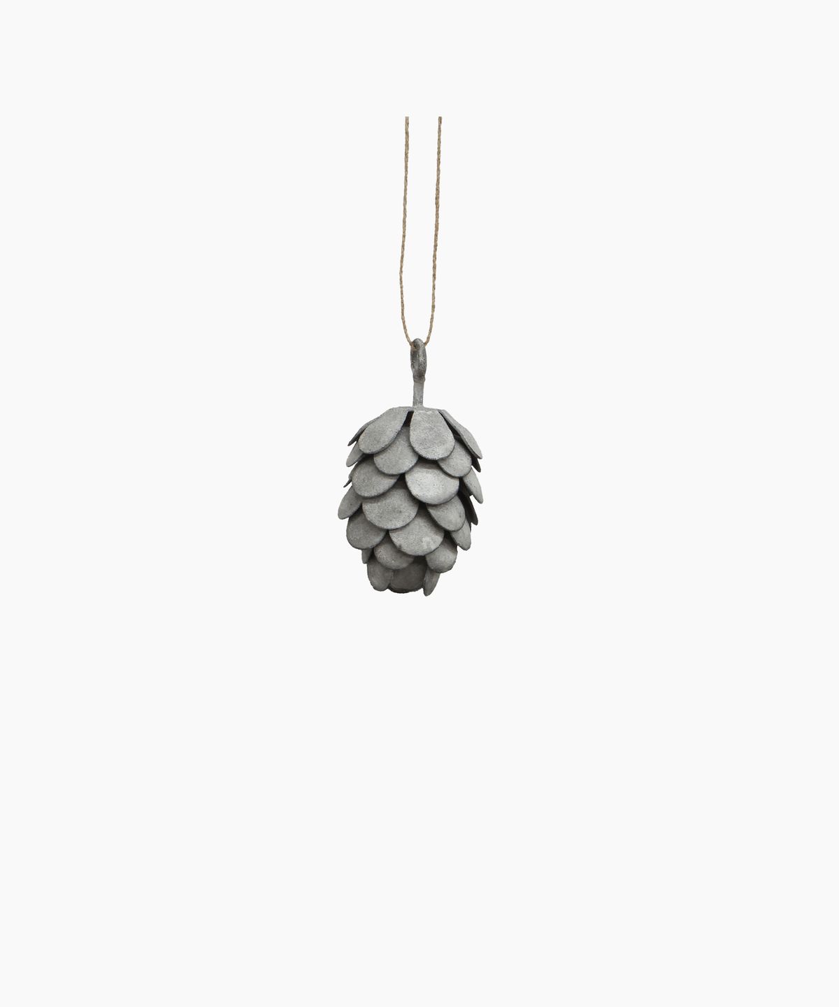 Hanging Pinecone Short Ash Grey