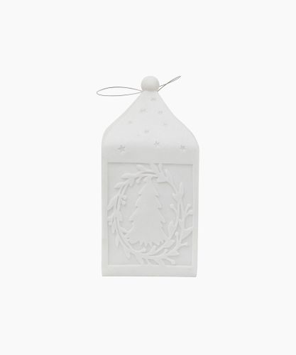 Lantern with Tree Light Up Large