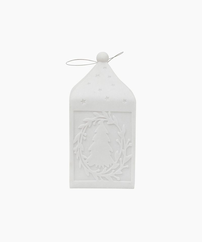 Lantern with Tree Light Up Large