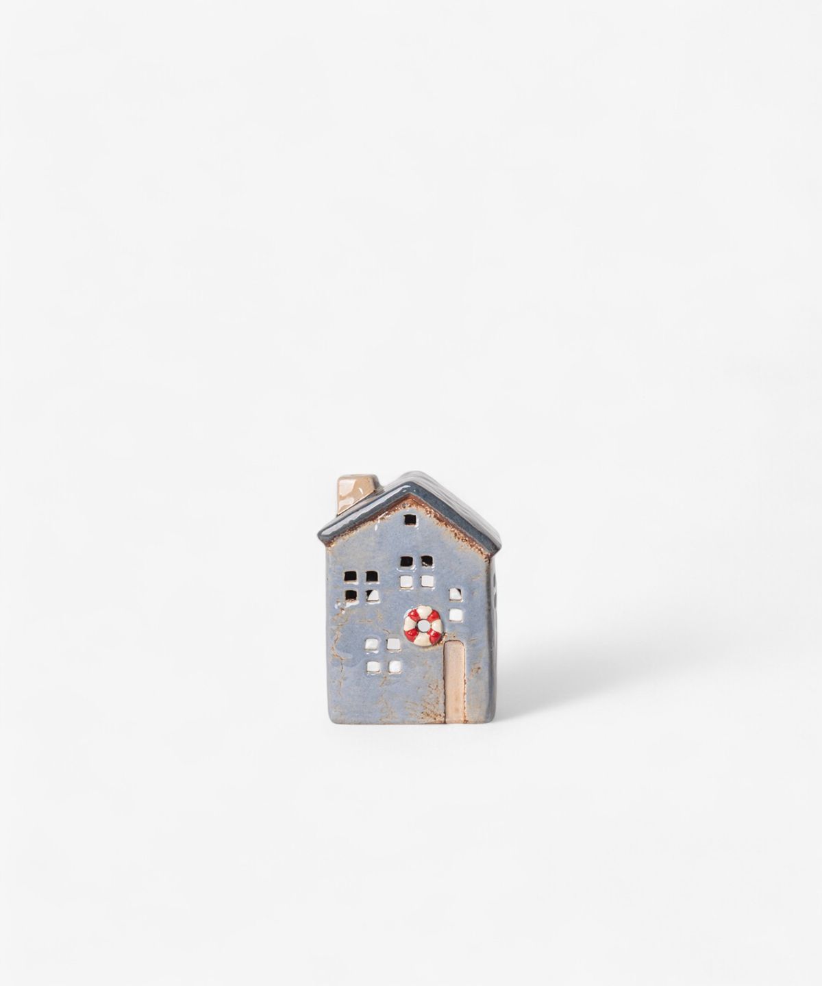 Saint Malo Tea Light House with Buoy Small