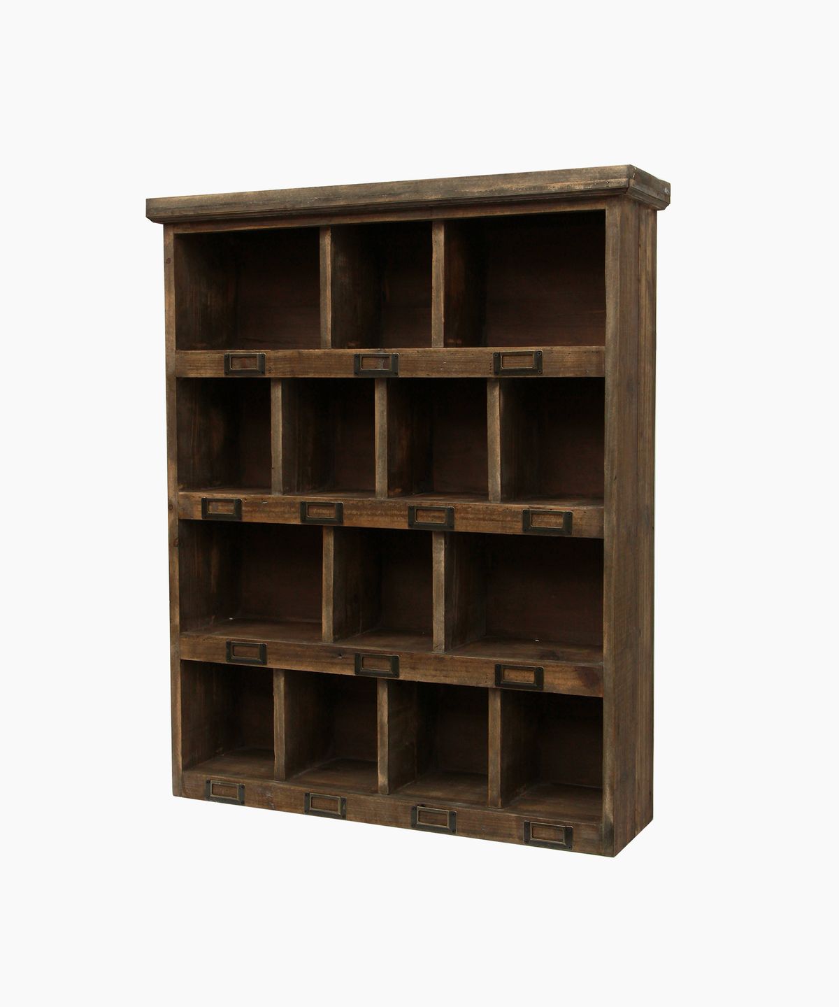 Wooden Cubby Wall Shelf Small
