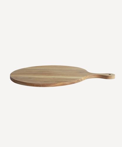 French Oak Round Board with Handle