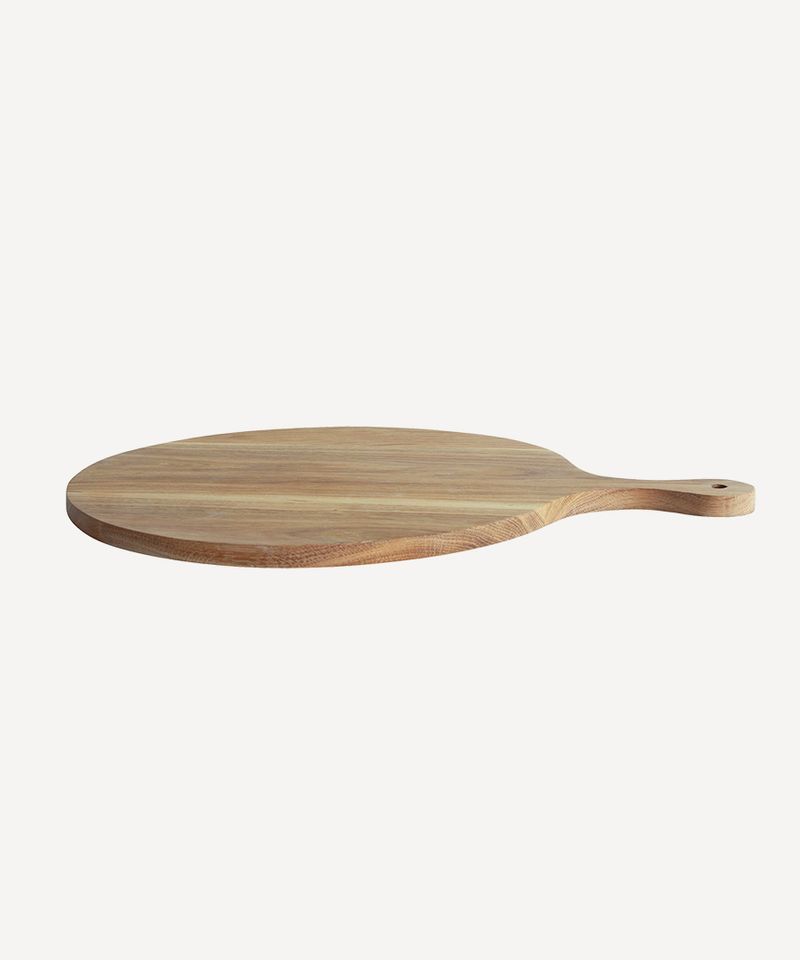 French Oak Round Board with Handle
