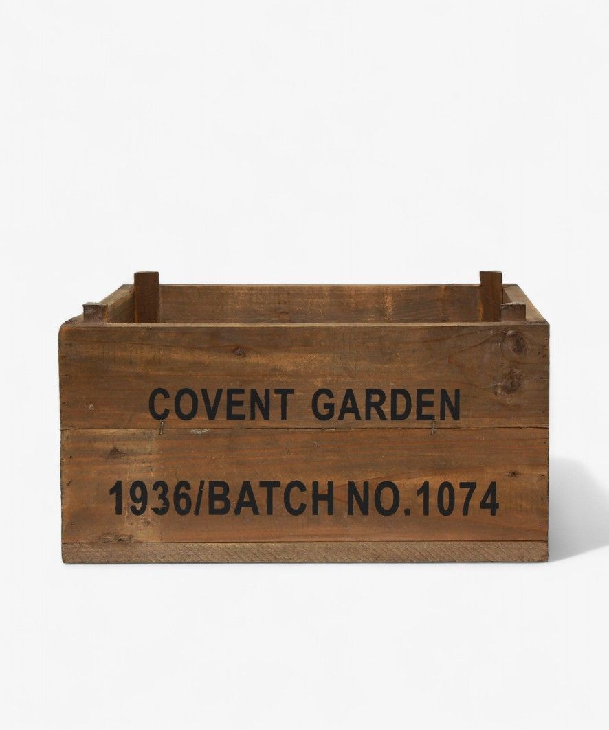 Covent Garden Wooden Crate Large