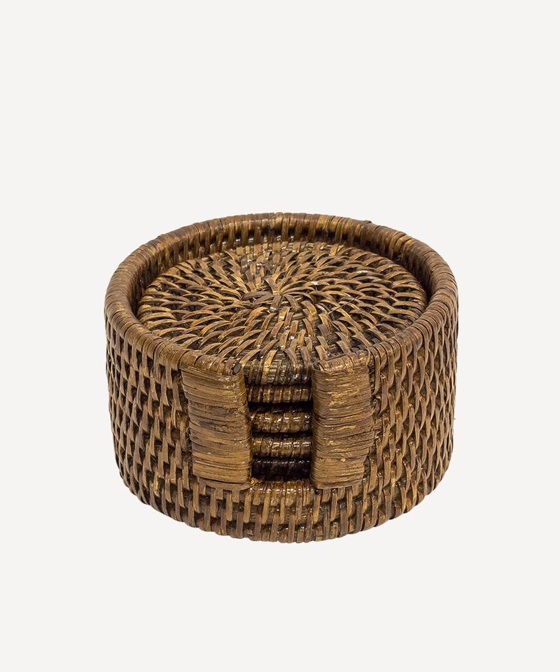 Coco Coasters with Holder (6PC)