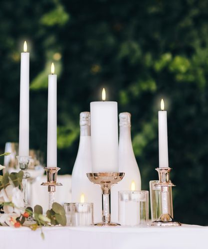 LED Classic Ivory Candle 7.8x20.3CM