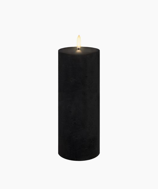 LED Classic Matte Black Candle 7.8x20.3CM | French Country Collections