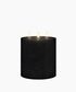 LED Triple Wick Matte Black Candle 15.2x15.2CM
