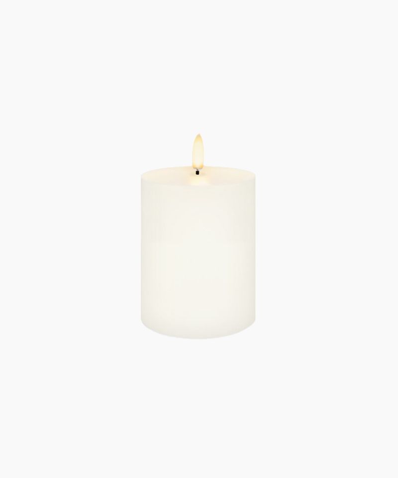 LED Classic Ivory Candle 7.8x10.1cm