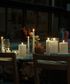 LED Classic Ivory Candle 7.8x10.1cm