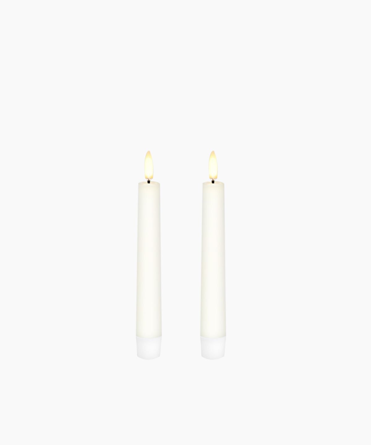 LED Classic Ivory Taper 2.3x15cm (2PC)