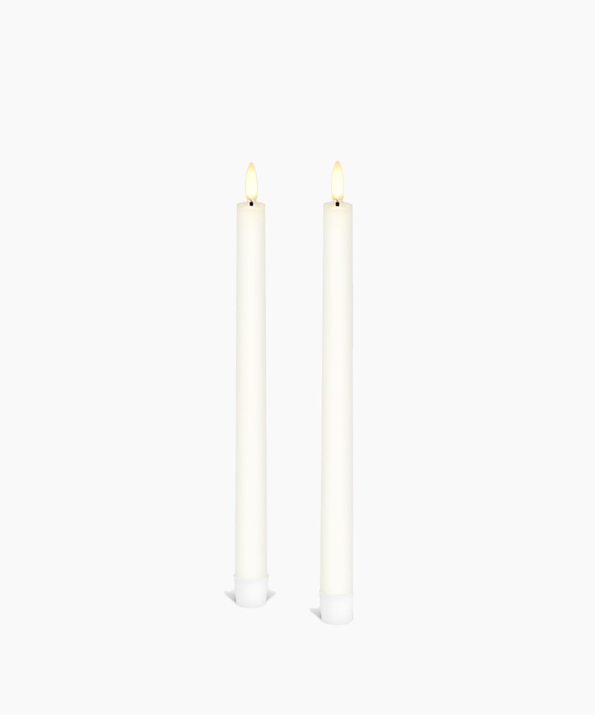 LED Classic Ivory Taper 2.3x25cm (2PC)