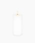 LED Nordic White Pillar Candle 7.8x15.2cm