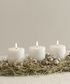 LED Nordic White Pillar Candle 10.1x10.1cm
