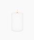 LED Nordic White Pillar Candle 10.1x15.2cm