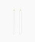 LED Nordic White Taper 2.3x25cm (2PC)