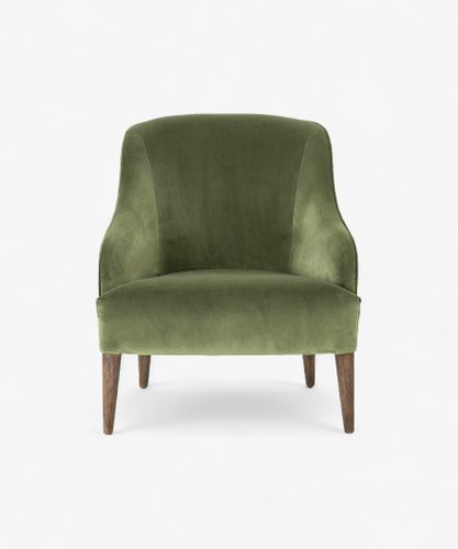 Lupita Olive Velvet Lounge Chair