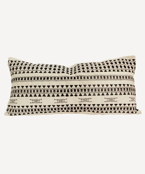 Woven Pattern Bolster Cushion Cover