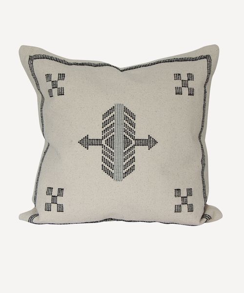 Woven Cross Stitch Cushion Cover