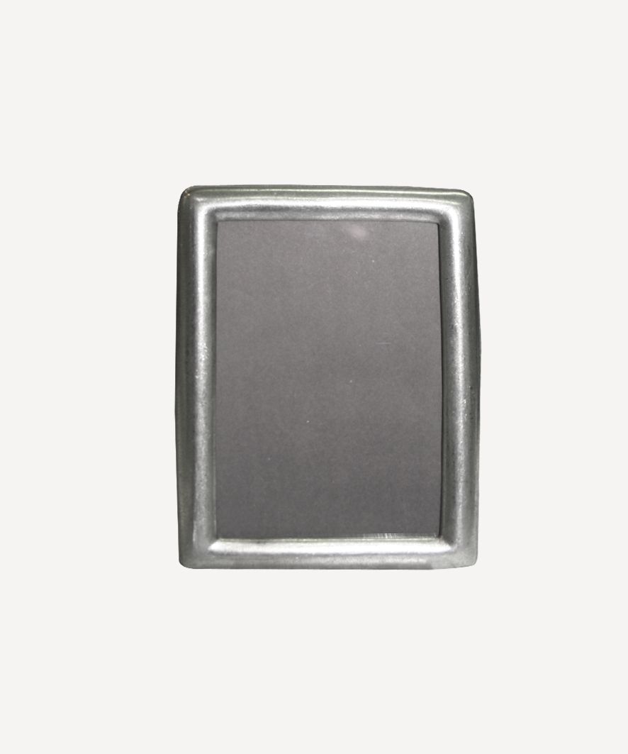 Rounded Pewter Photo Frame 5x3.5"