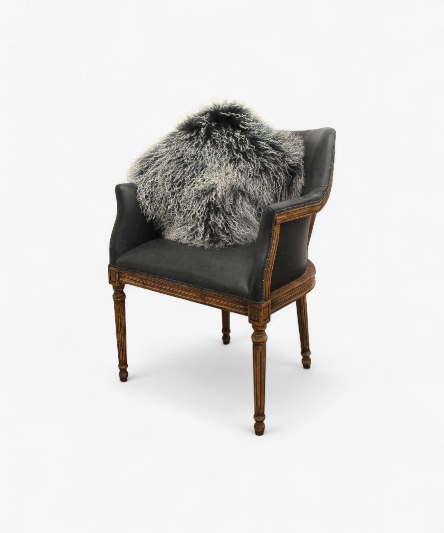 Boston Black Leather Chair