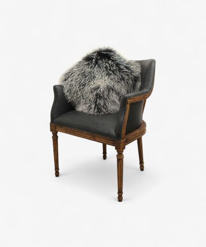 Boston Black Leather Chair