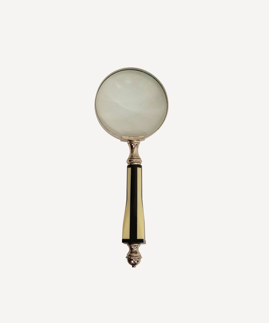 Black and White Magnifying Glass