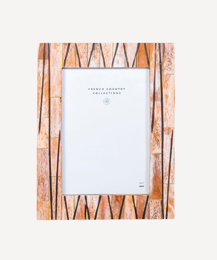 Clay Criss Cross Photo Frame 5x7"