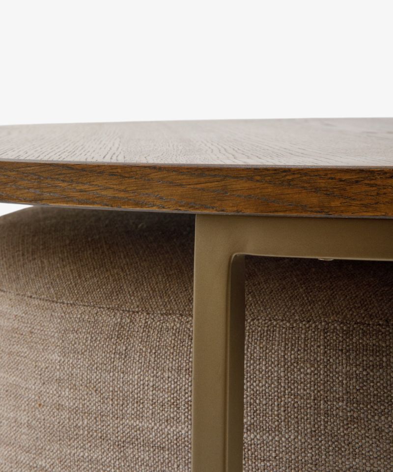 Edison Coffee Table Ottoman Coffee