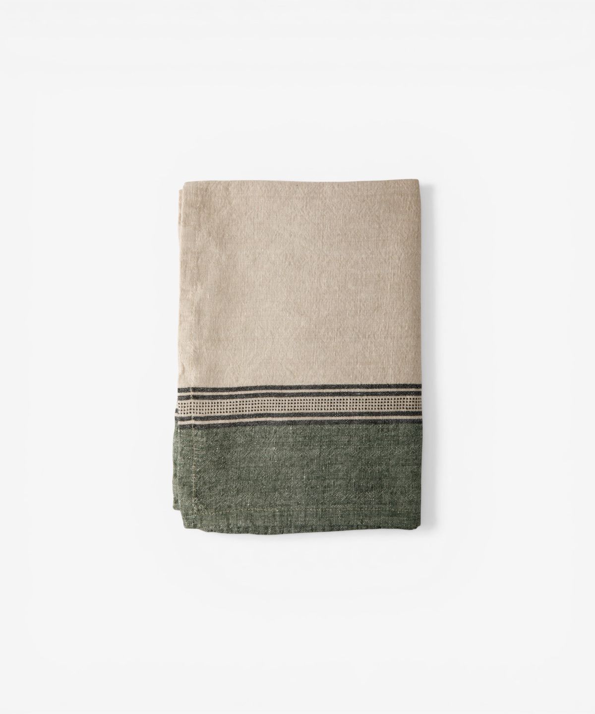 Atelier Ribbon Teatowel Green