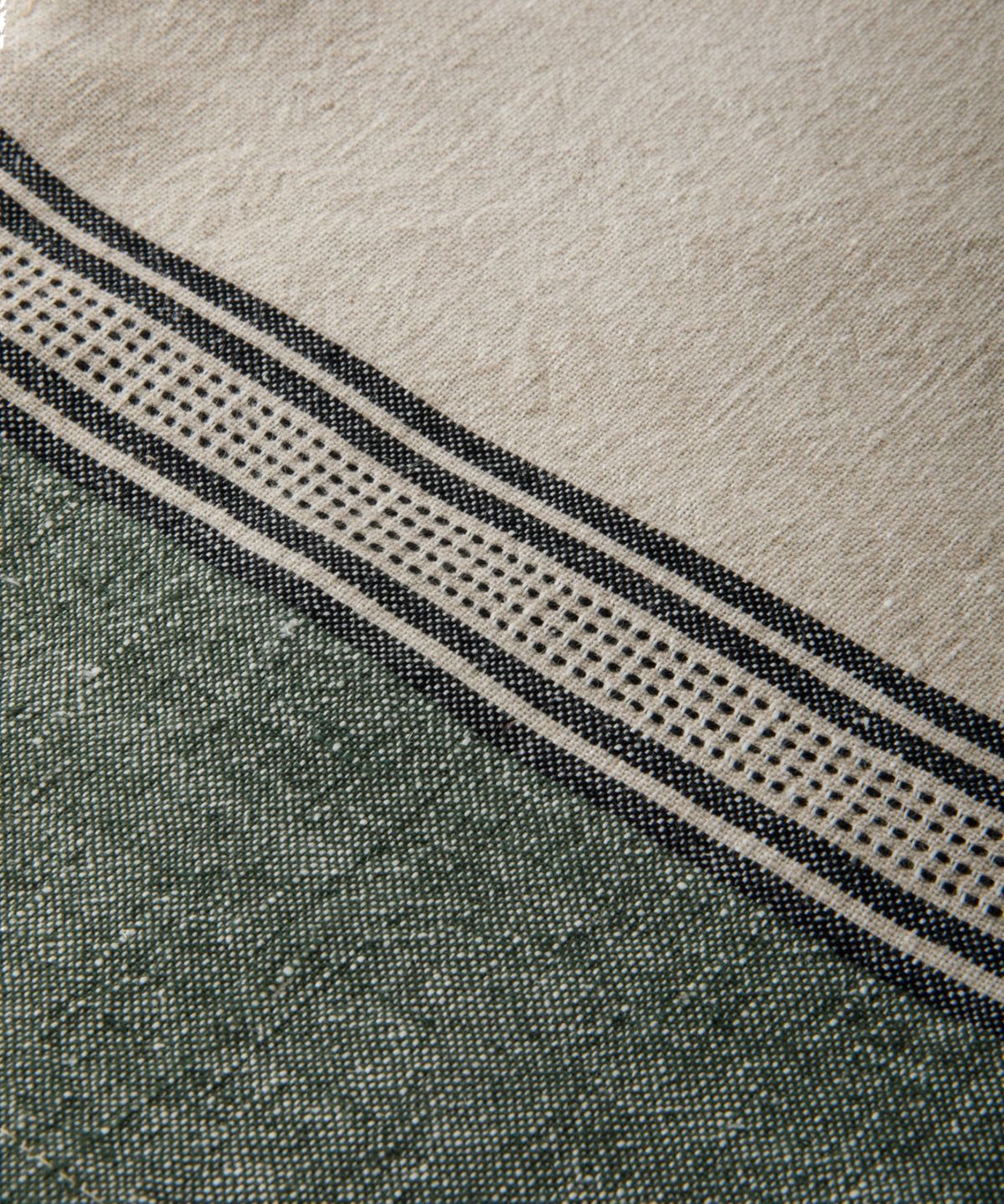 Atelier Ribbon Teatowel Green