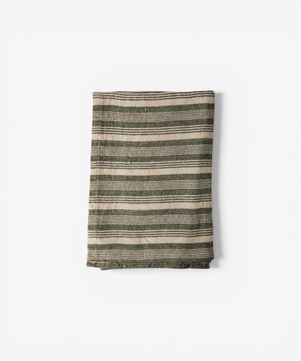 Atelier Stripe Teatowel Green