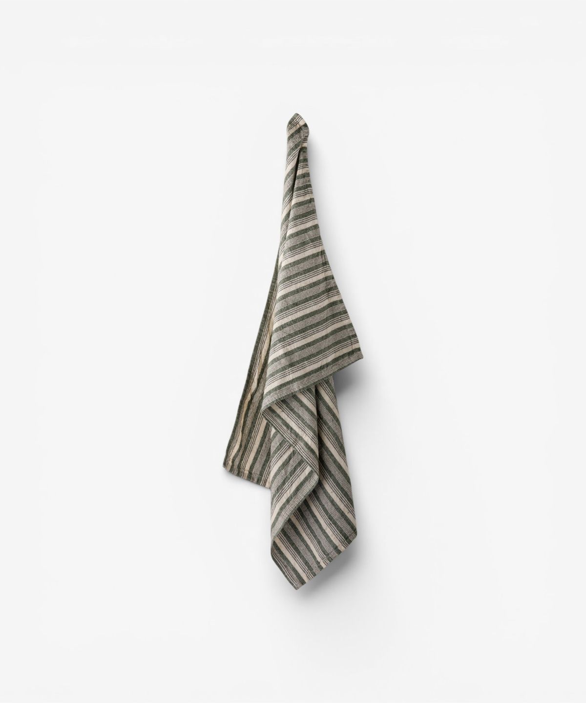 Atelier Stripe Teatowel Green