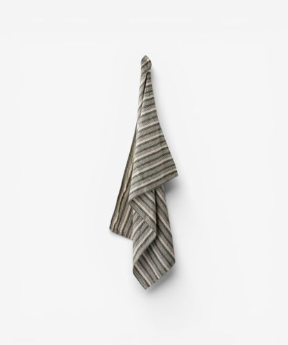 Atelier Stripe Teatowel Green