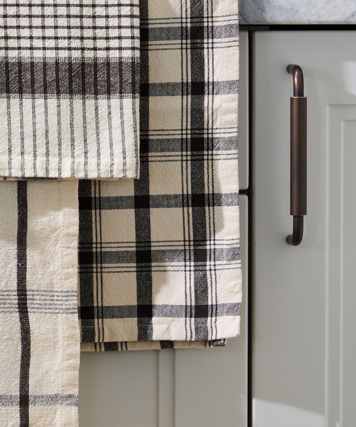 Larder Check Teatowel